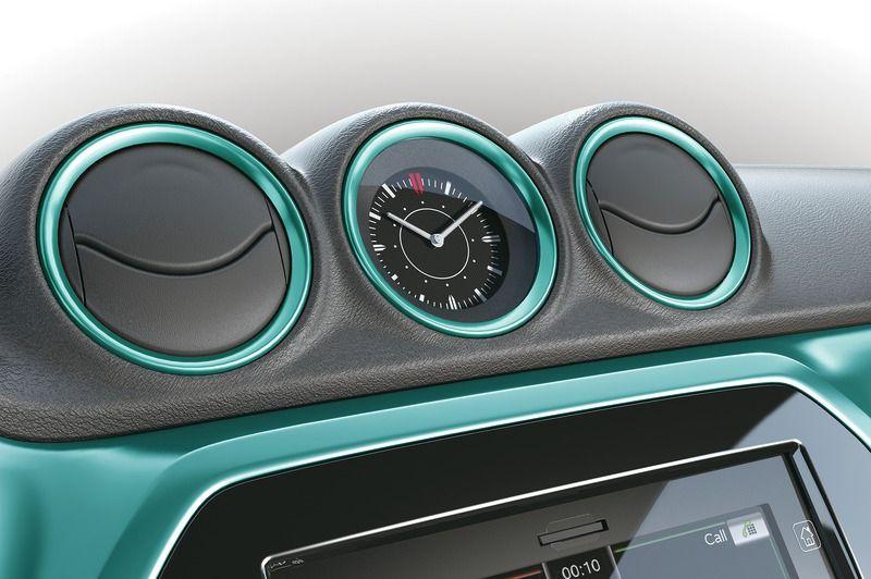 Suzuki Vitara Dashboard Coloured Trim Ring Set Turquoise