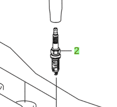 Suzuki Across Spark Plug Set