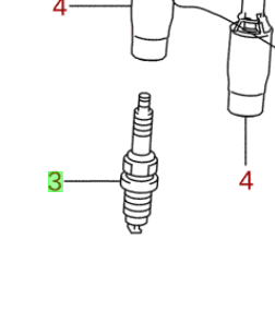 Suzuki Swace Spark Plug Set.