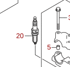 Suzuki Swift Spark Plug Set.