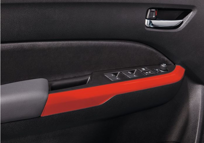 Suzuki Vitara Interior Coloured Door Trim Set Bright Red