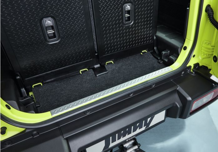 Suzuki Jimny Loading Edge Protector - Aluminium effect