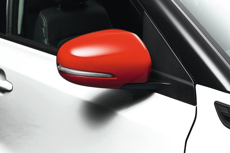 Genuine Suzuki Vitara Door Mirror Cover Set Bright Red (with Turn Signal)