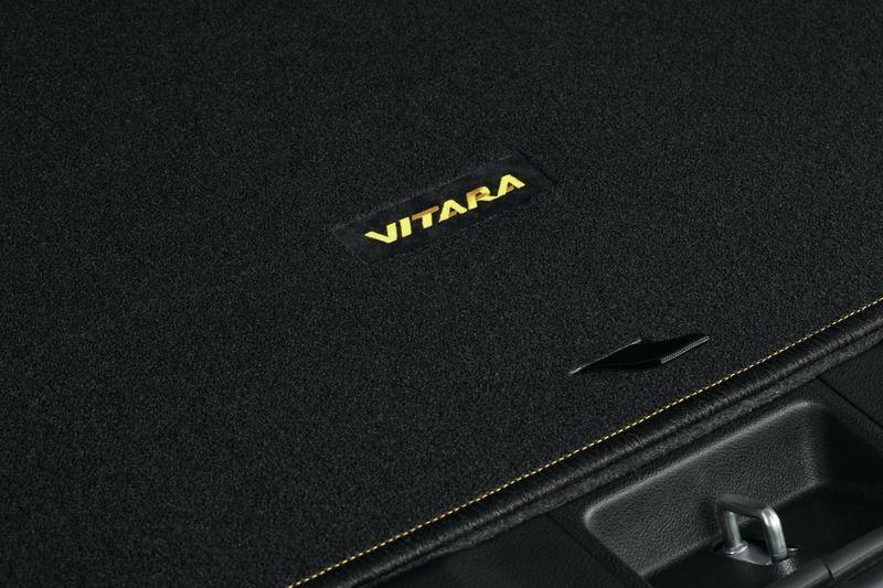 Genuine Suzuki Vitara Boot Carpet Mat - Yellow Logo