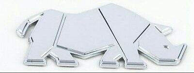 Suzuki Rhino Badge Emblem Chrome Set x3