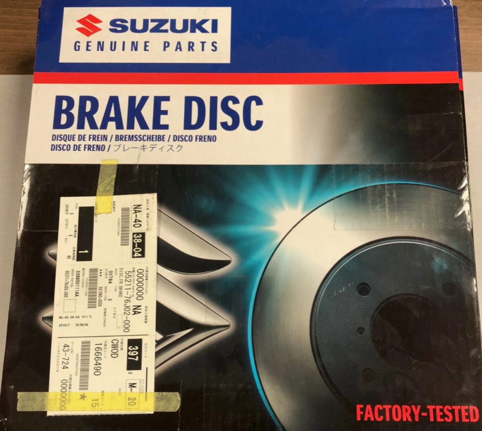 Suzuki Swift Front Brake Discs