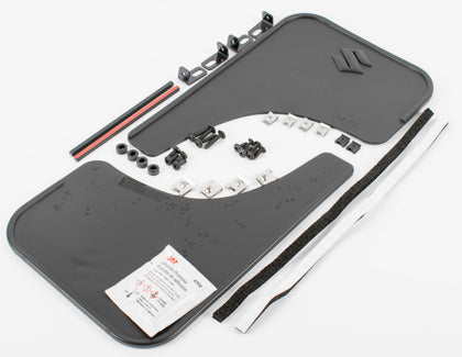 Suzuki Celerio Mudflap set - flexible, rear