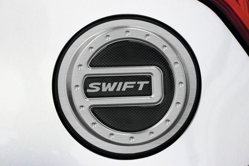 Suzuki Swift Aluminium Fuel Cap Cover - Carbon