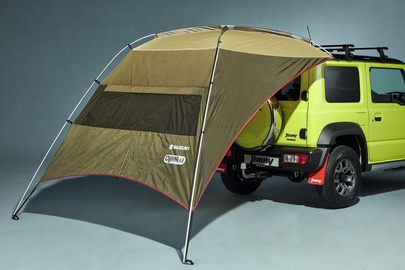 jimny camping tent Suzuki Jimny Attachable Tent | Suzuki Roof Accessories
